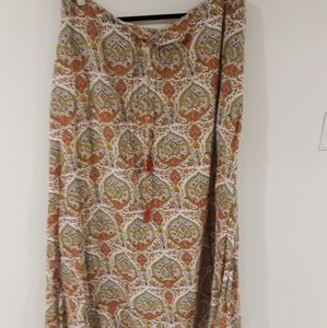 Unique 2 piece set: Maxi skirt w pockets & bolero